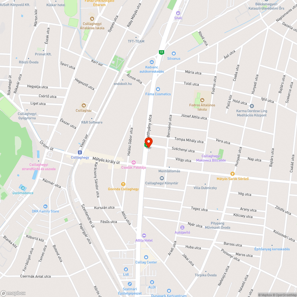 Csillaghegy hév megálló bejelentés helye