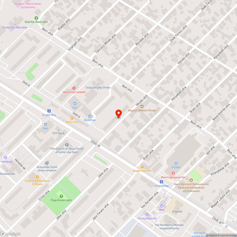 Illegális szemétlerakás bejelentés helye