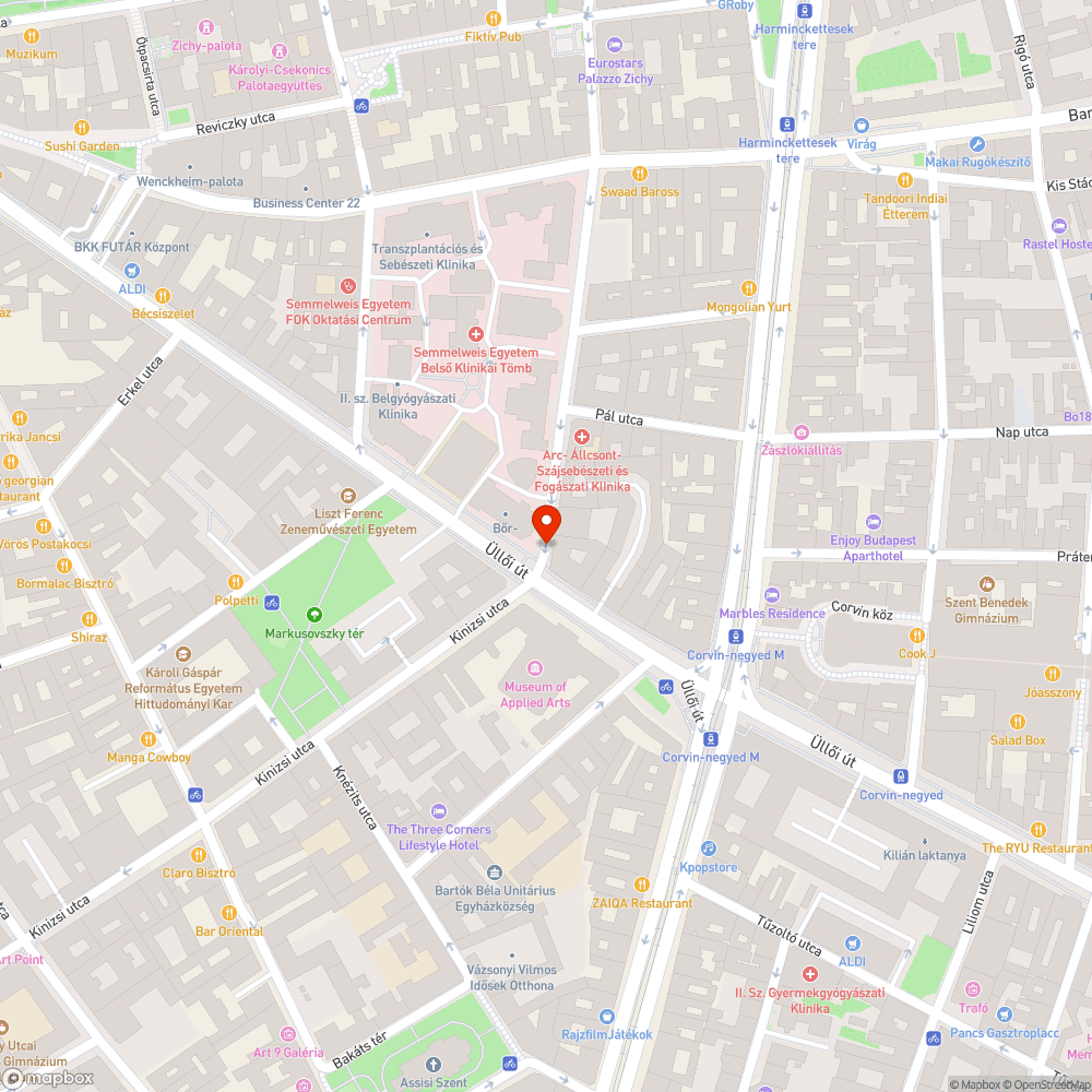 Felújítás után otthagyott terelőelemek bejelentés helye