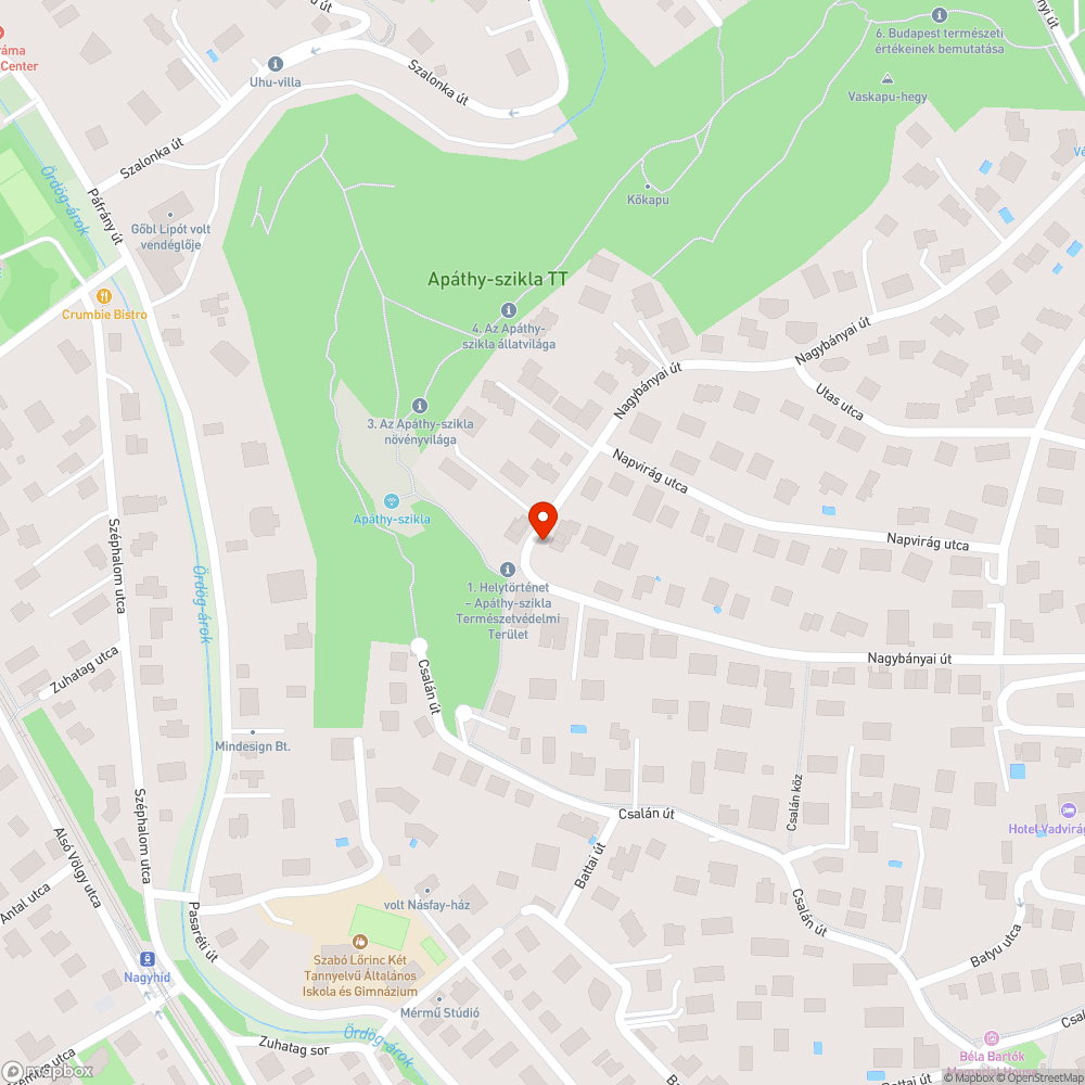 Szemetes terület bejelentés helye