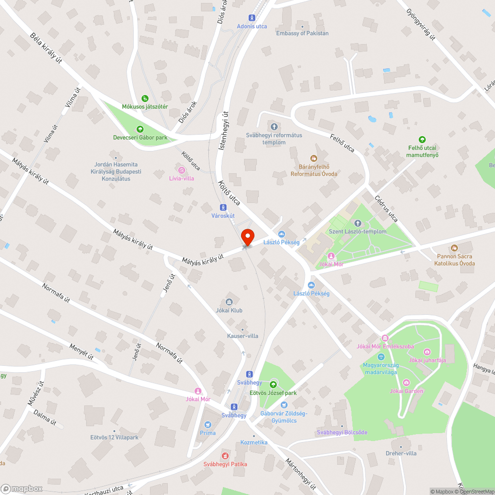 Zöldhulladék bejelentés helye