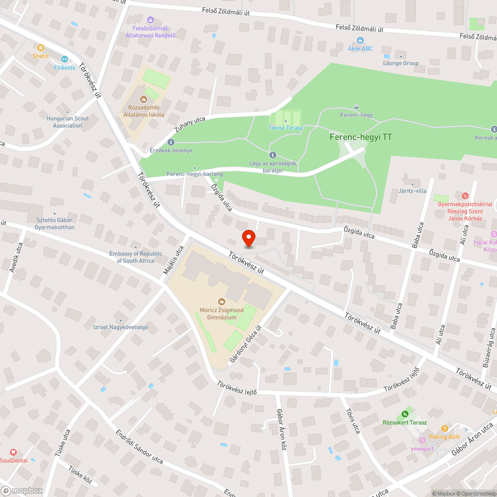 Régóta elpusztult fák bejelentés helye