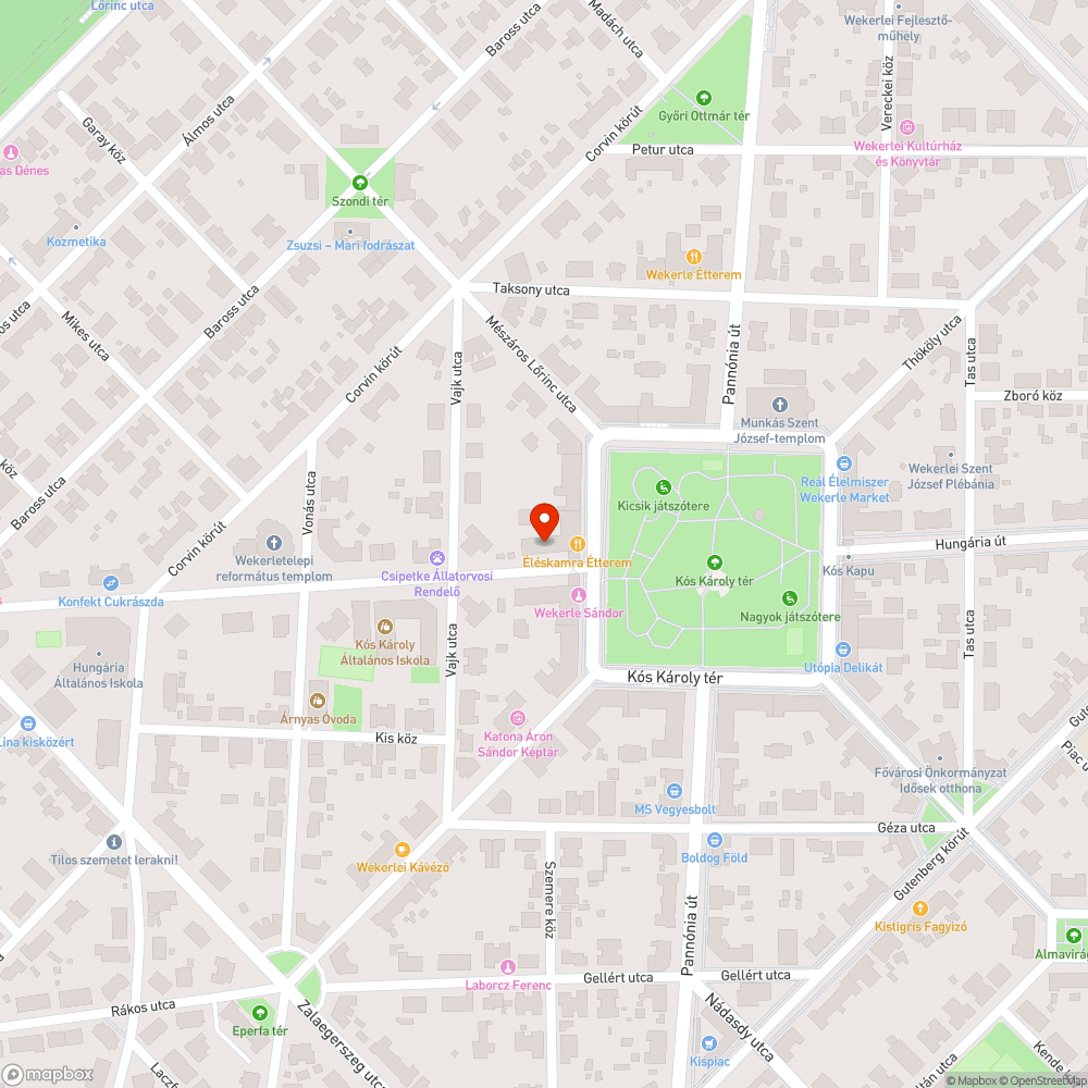 Hiányzó kockakövek bejelentés helye