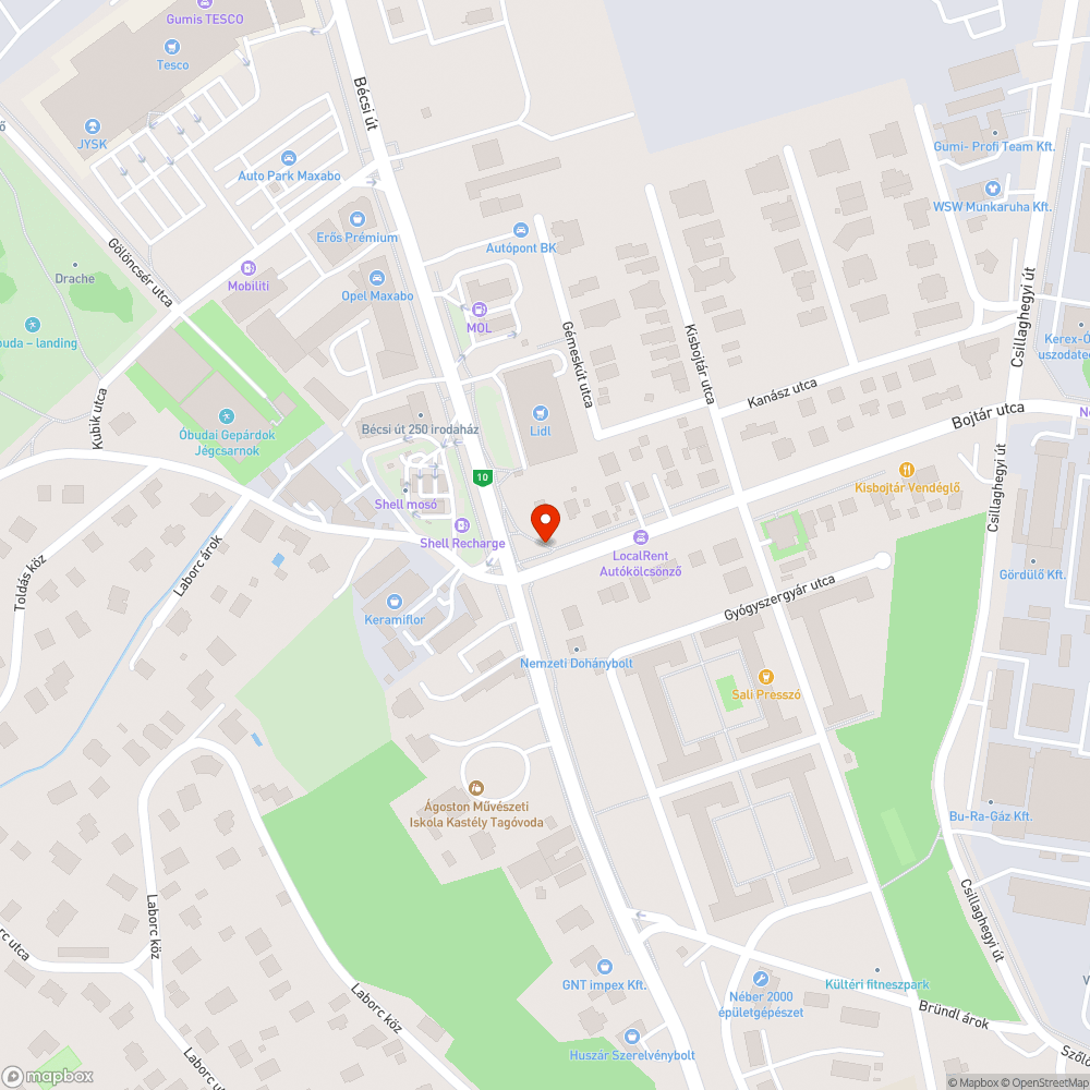 Sarok szemetes bejelentés helye