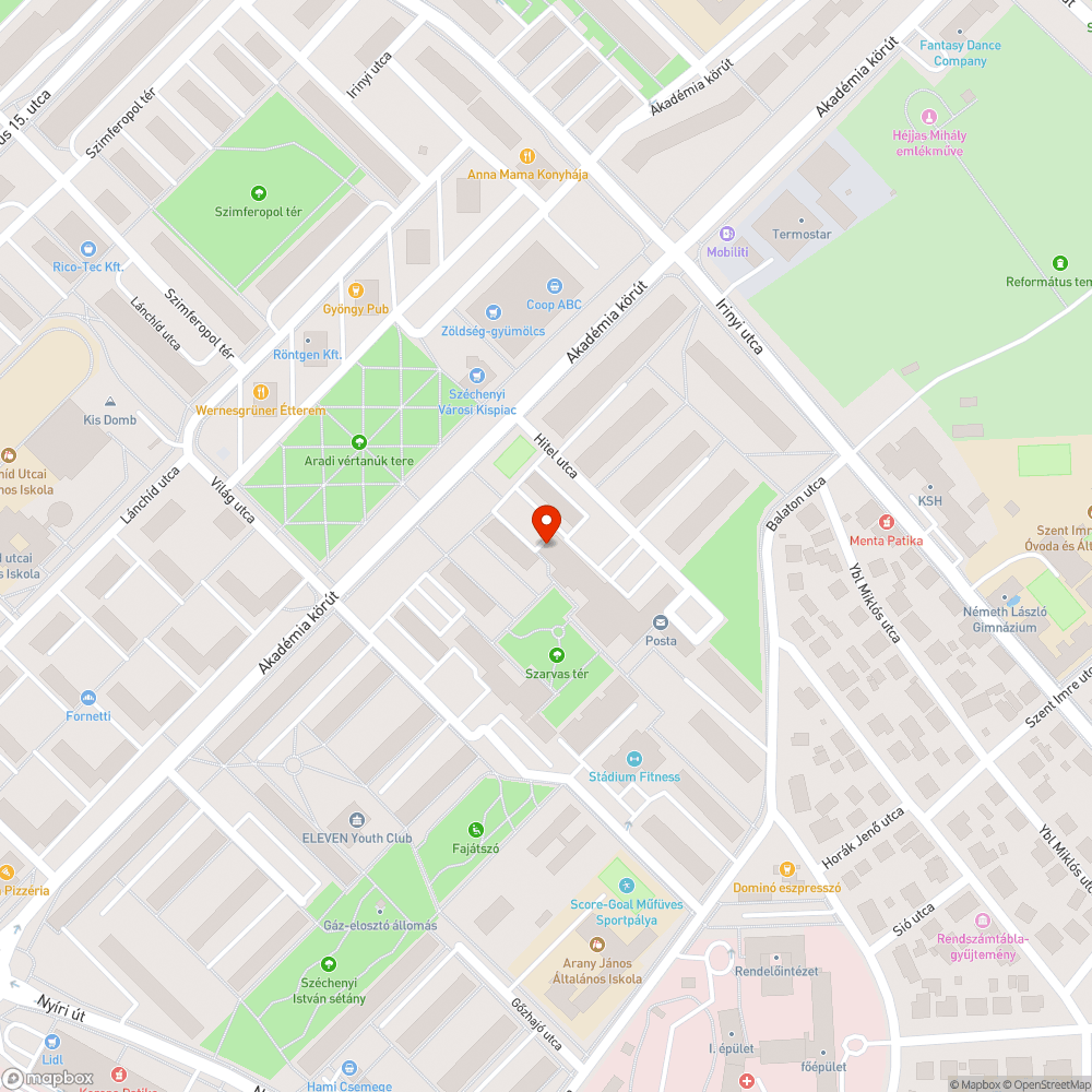 Használhatatlan pad bejelentés helye