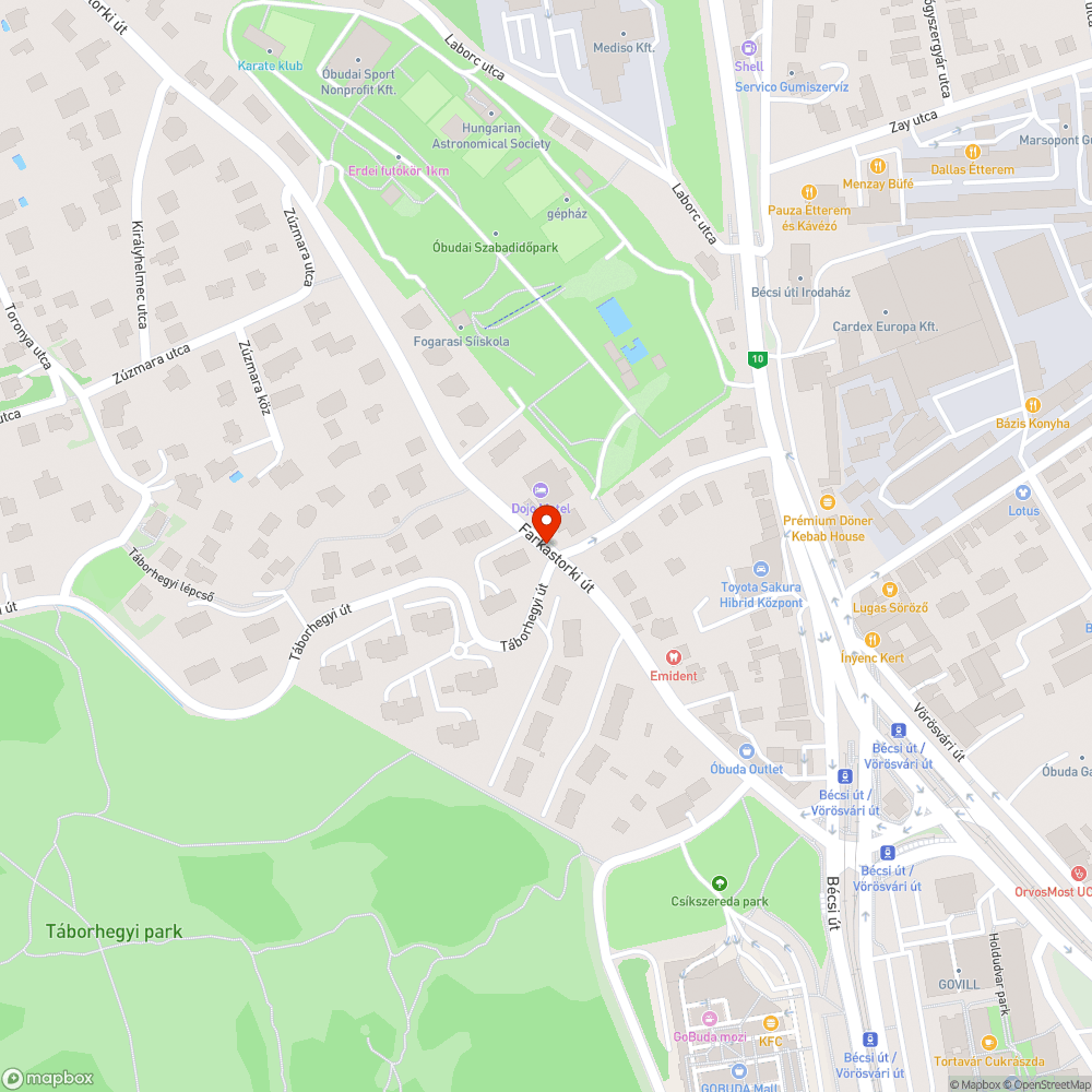 Fényreklám elhelyezése bejelentés helye