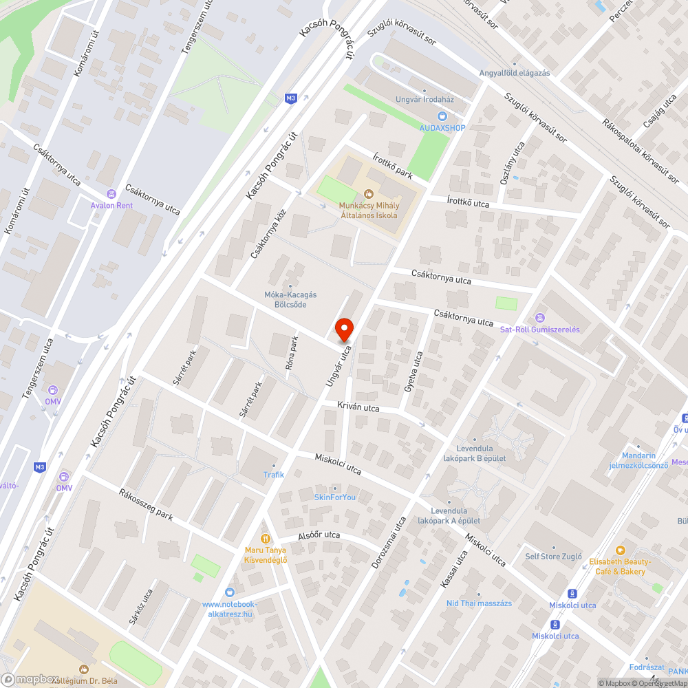 Hibás járda bejelentés helye