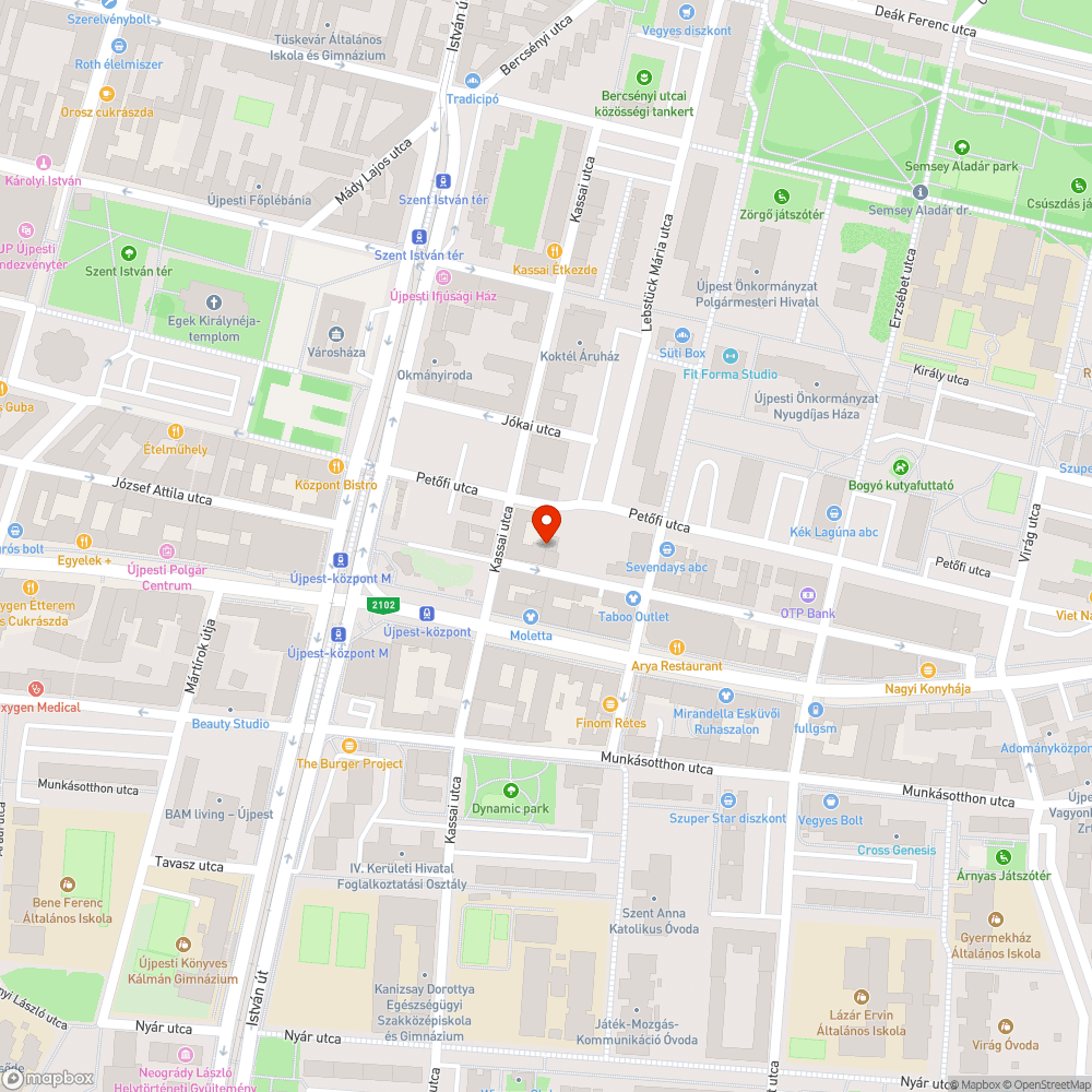 Szemét (mint mindig)   -    Újpest-központ bejelentés helye