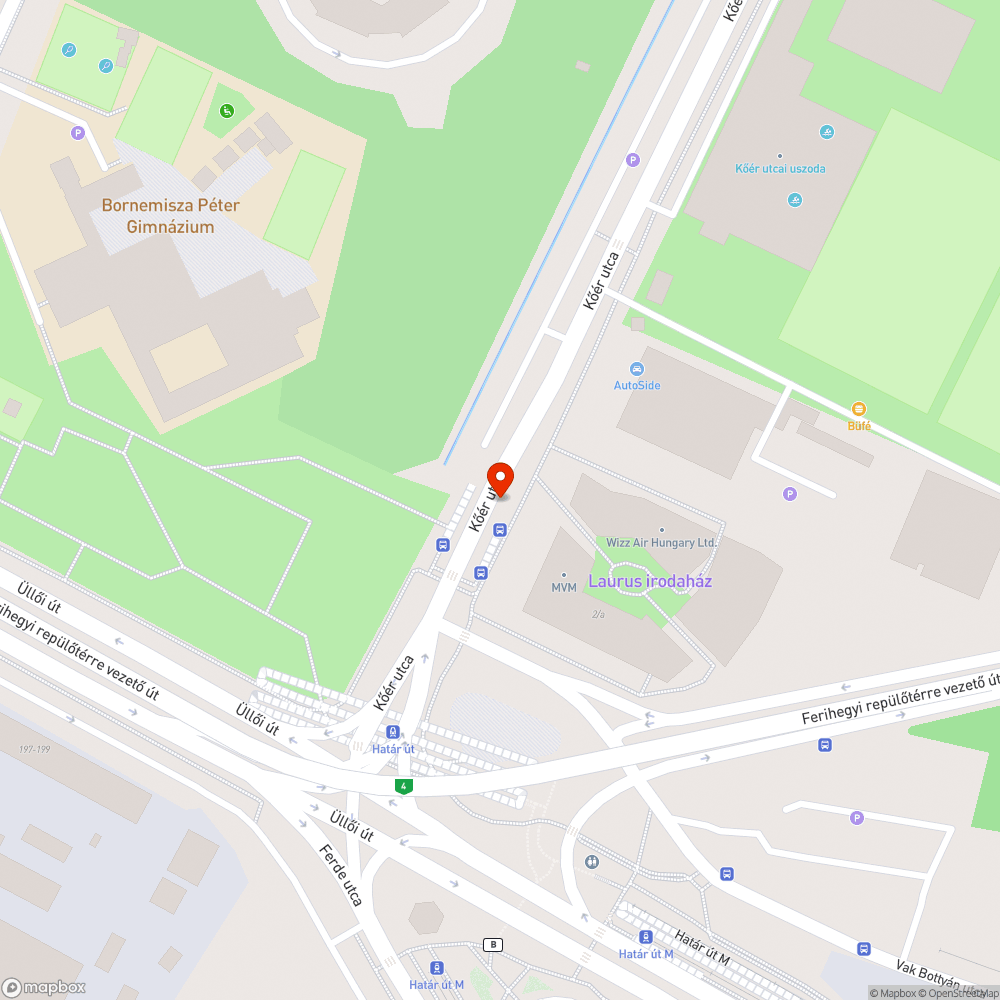 Kidőlt poller bejelentés helye