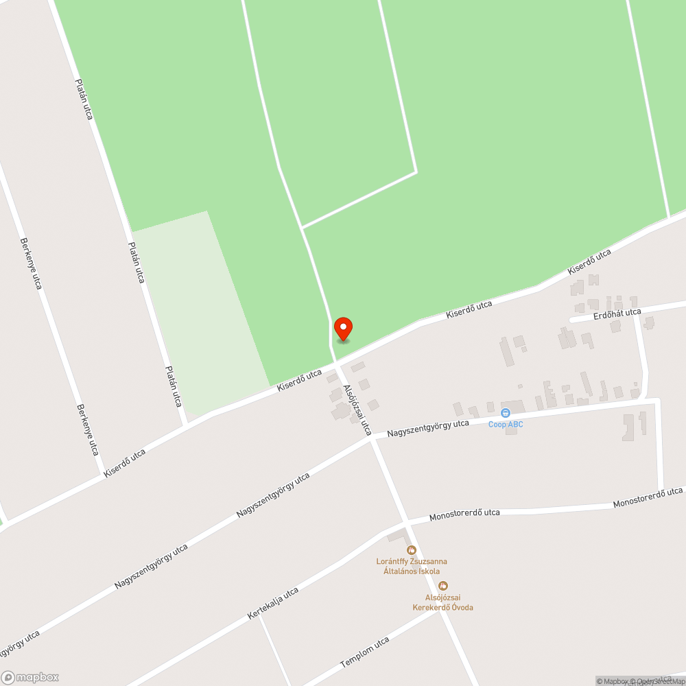 Elzárt park bejelentés helye