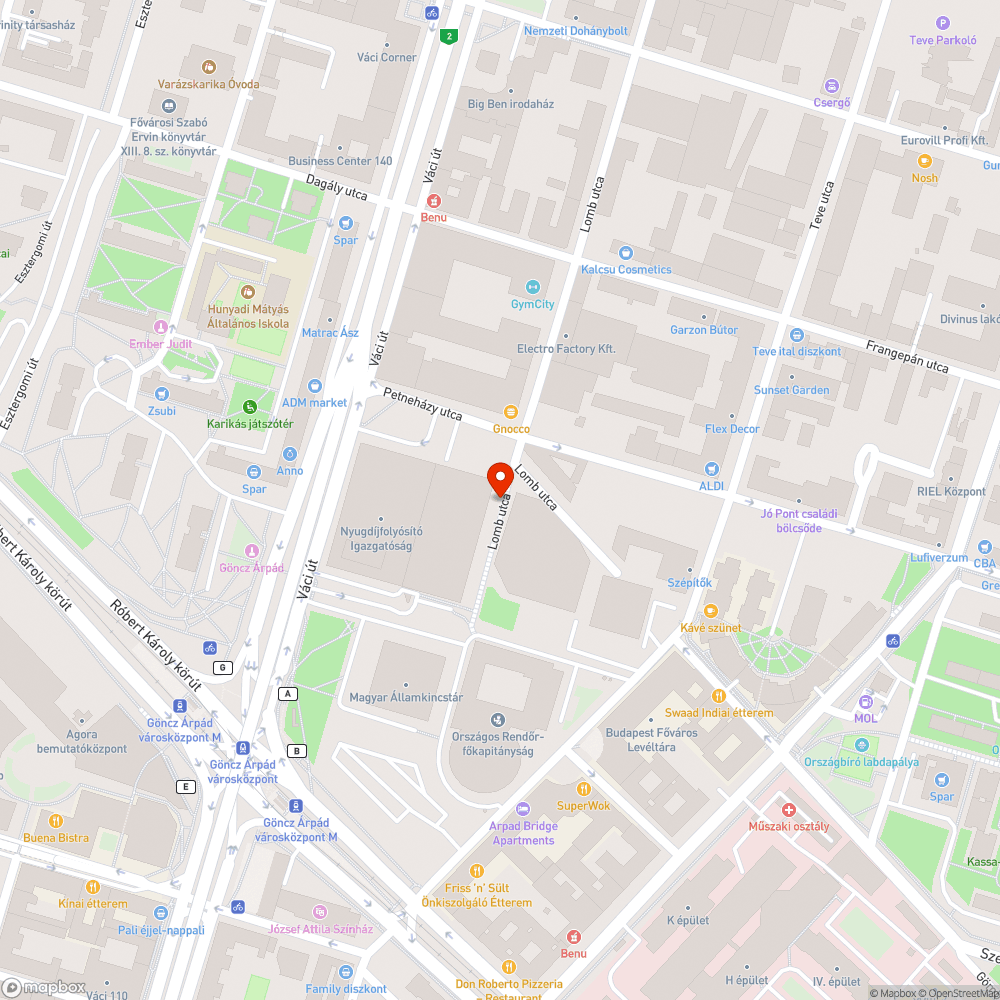 Nem működő lámpa bejelentés helye