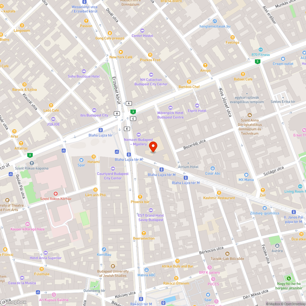 Félig tört oszlop a Blaha buszmegállóban bejelentés helye