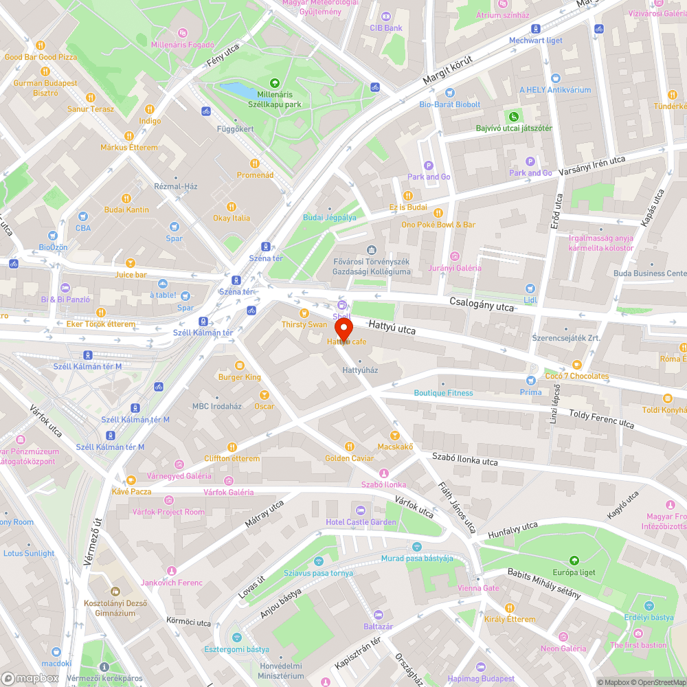 Beszakadt vízelvezető-fedél bejelentés helye