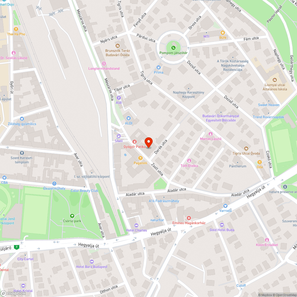 Kétirányú kerékpározhatóságot a Zsolt utcába bejelentés helye