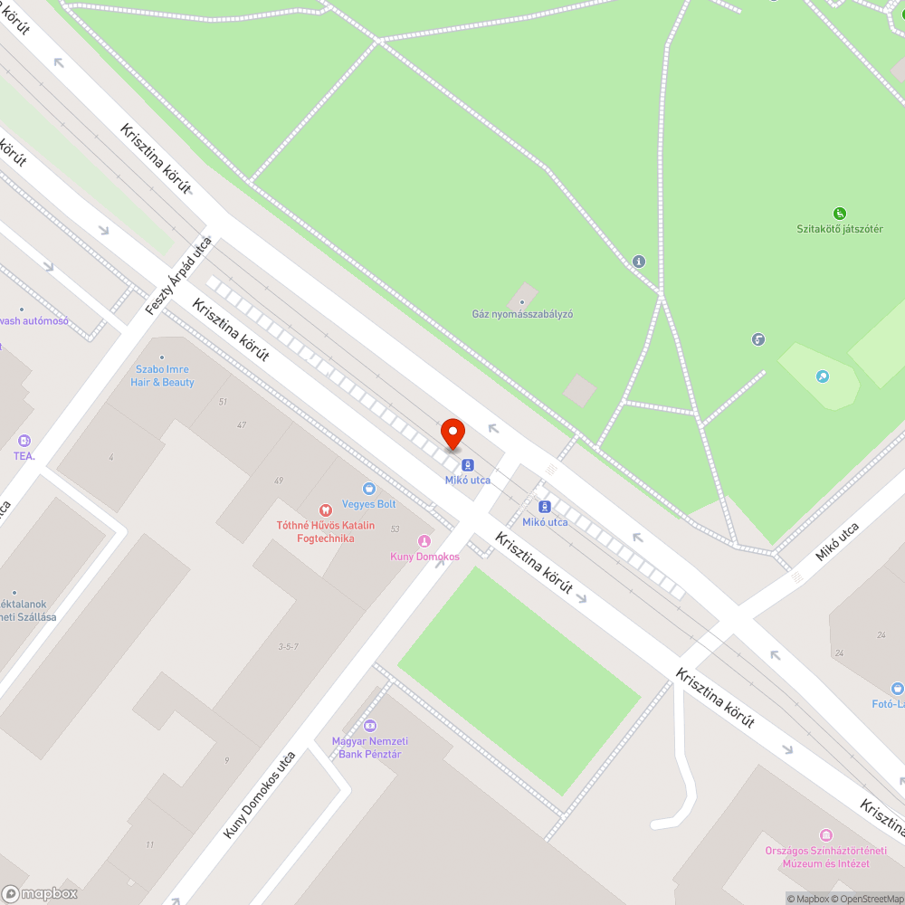 Kopott pad bejelentés helye