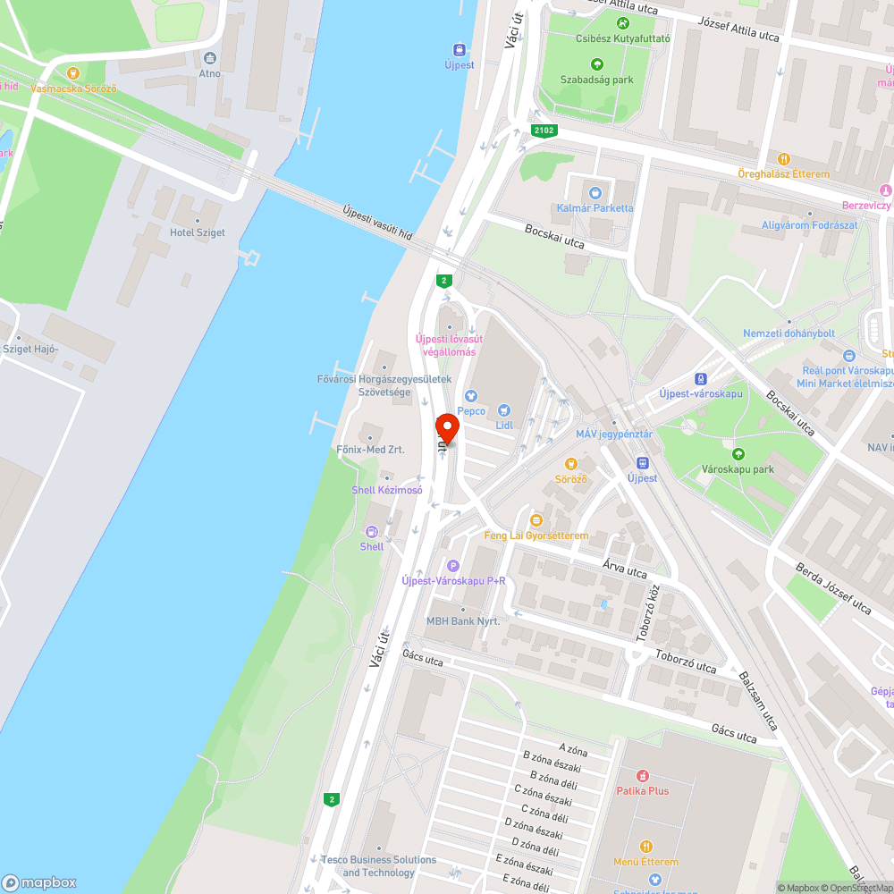 M3 pótló régi megállója bejelentés helye