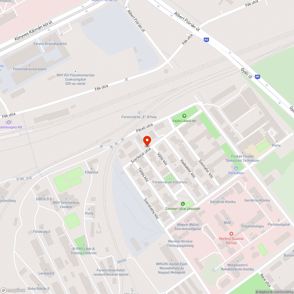 Szerkocsi utcában hetek óta nincs közvilágítás bejelentés helye