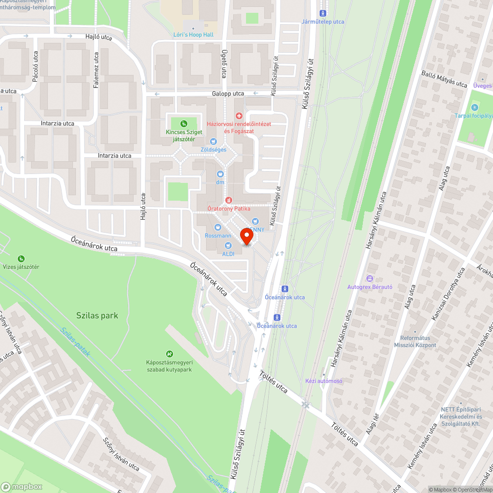 Üres fahely bejelentés helye