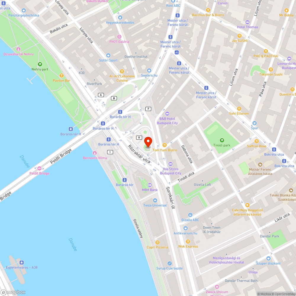 Összefirkált BKV-pihenő bejelentés helye