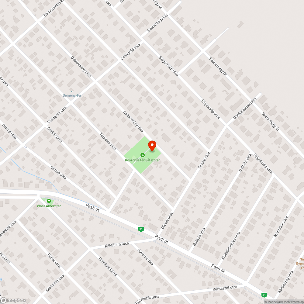 Magas fű bejelentés helye