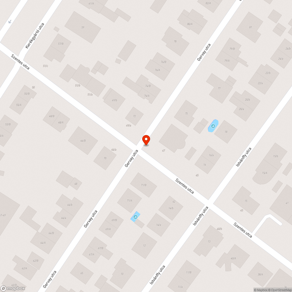 Lezsákolt roncsautó rohad a Gervay utcában bejelentés helye