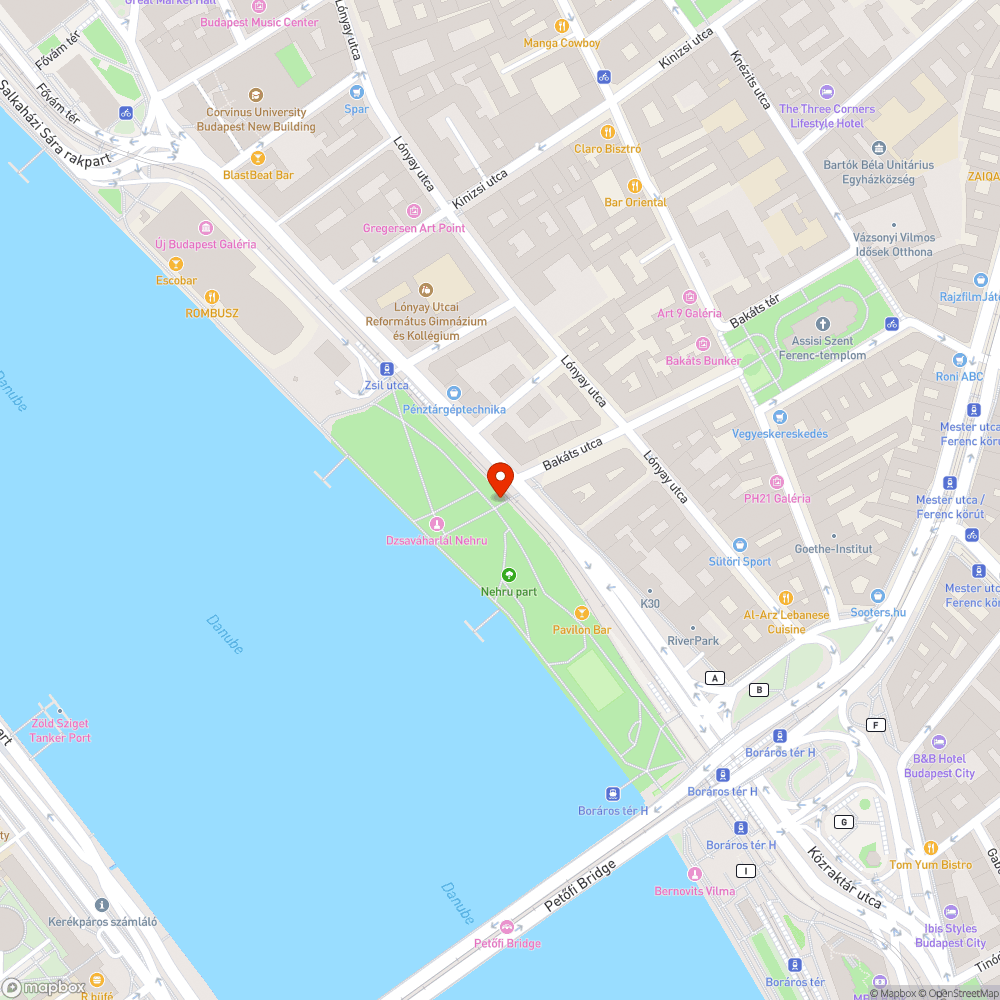 Pavilon Bár hulladékgyűjtő konténer és környezete bejelentés helye