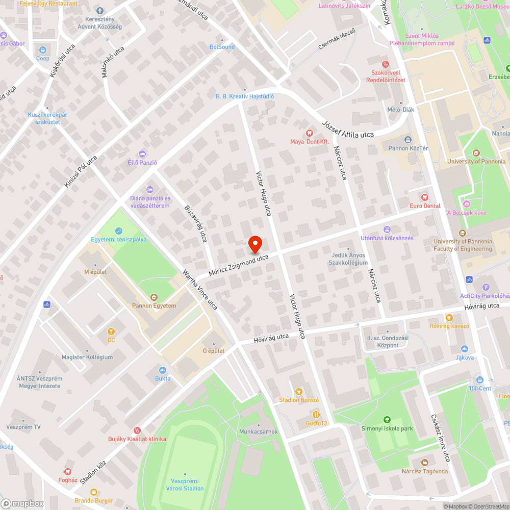 Balesetveszélyes járda bejelentés helye