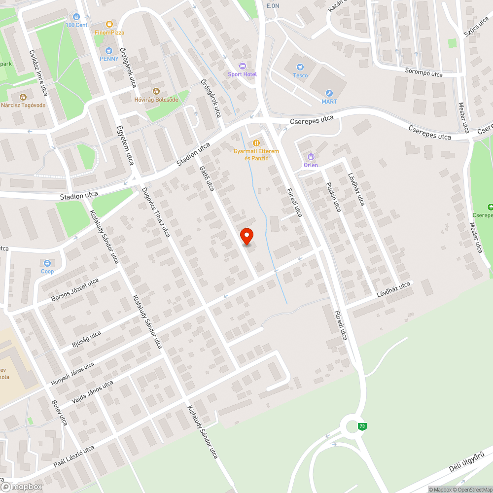 Hetek óta elhagyott jármű bejelentés helye