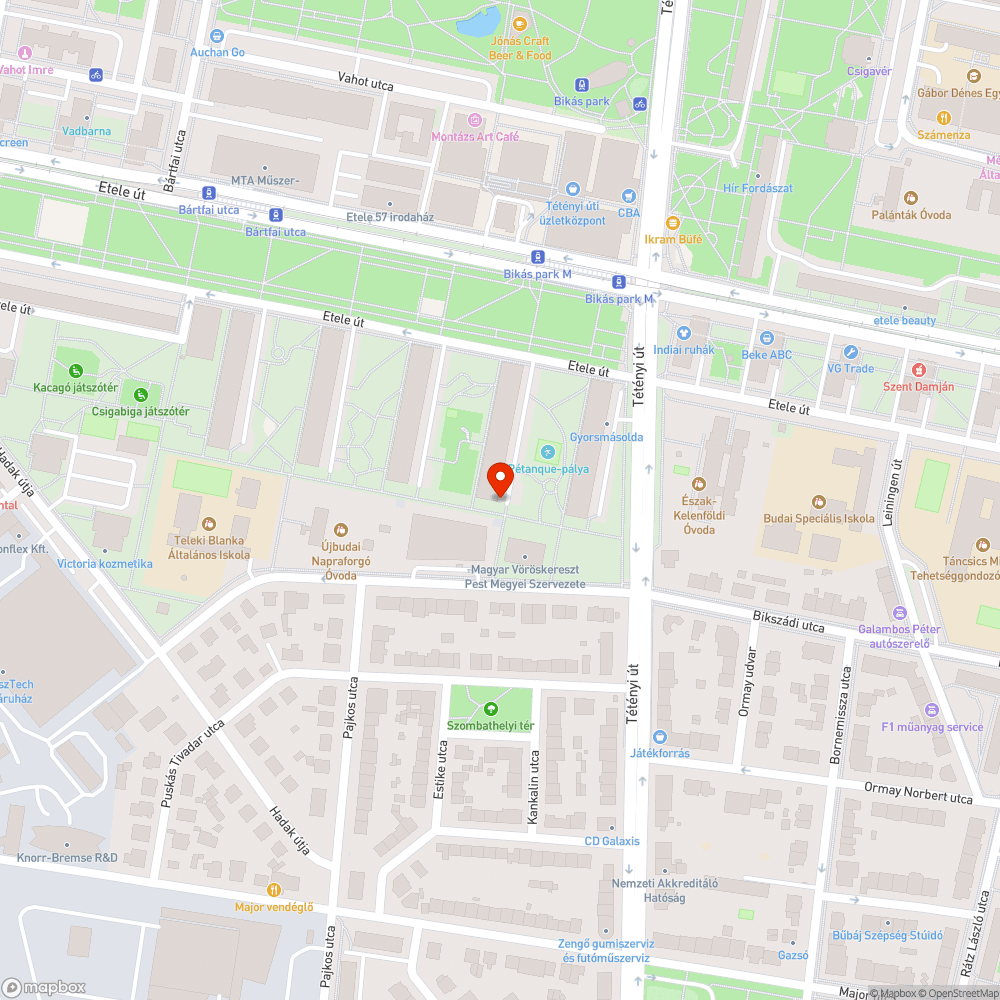 Régi beton focipálya felújítása vagy parkosítása bejelentés helye