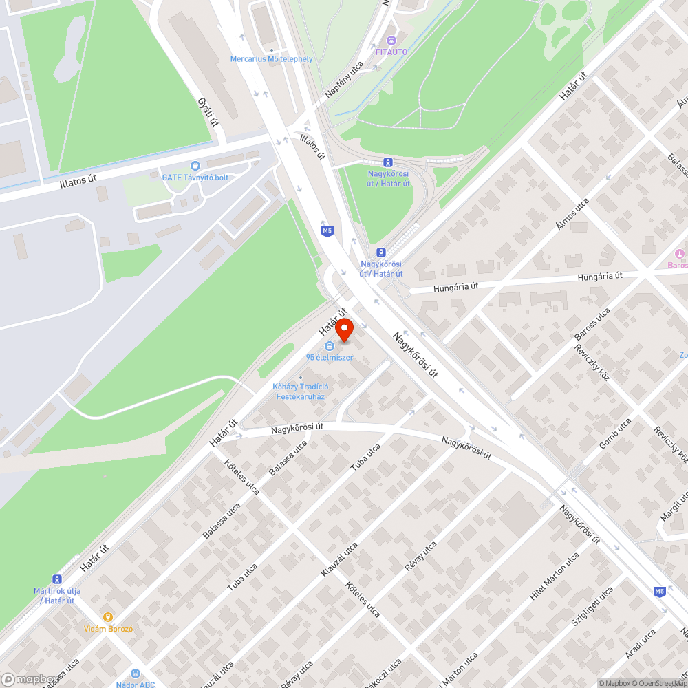 Balesetveszélyes közműfedél bejelentés helye