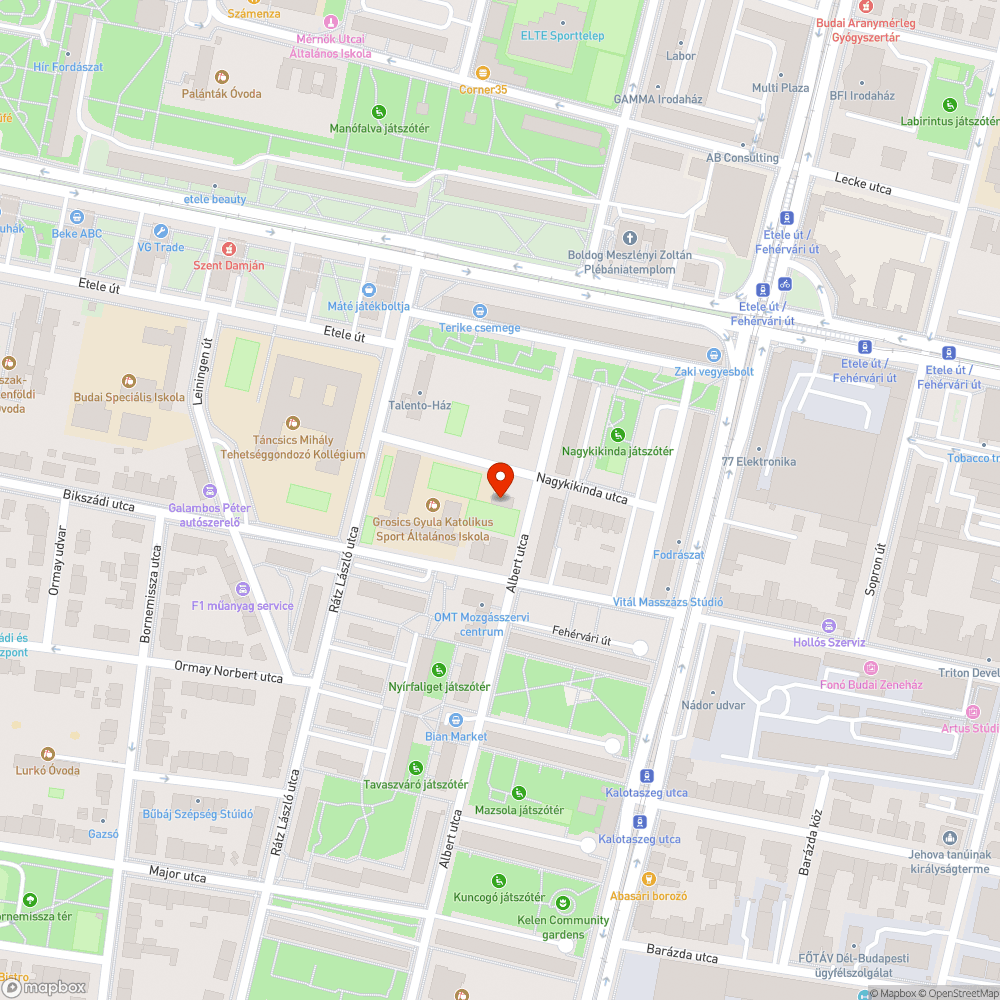 Gazos terület bejelentés helye