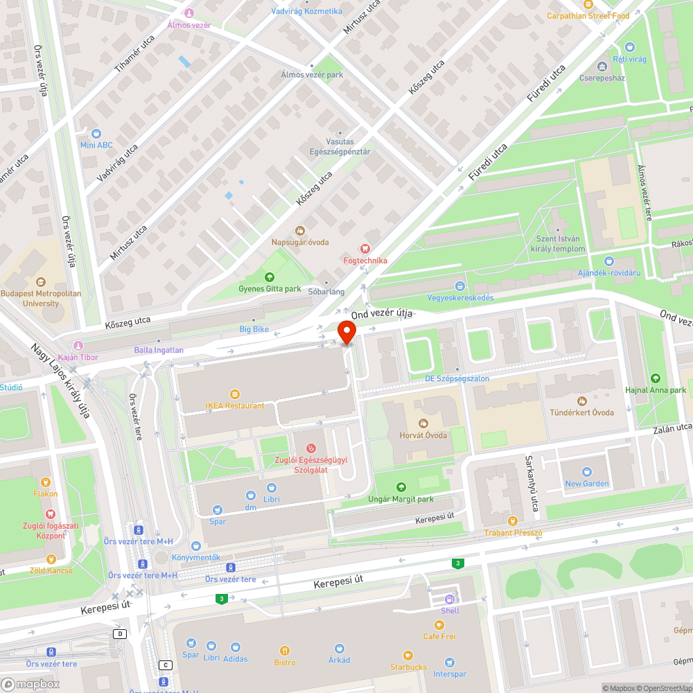 Kidőlt KRESZ tábla bejelentés helye