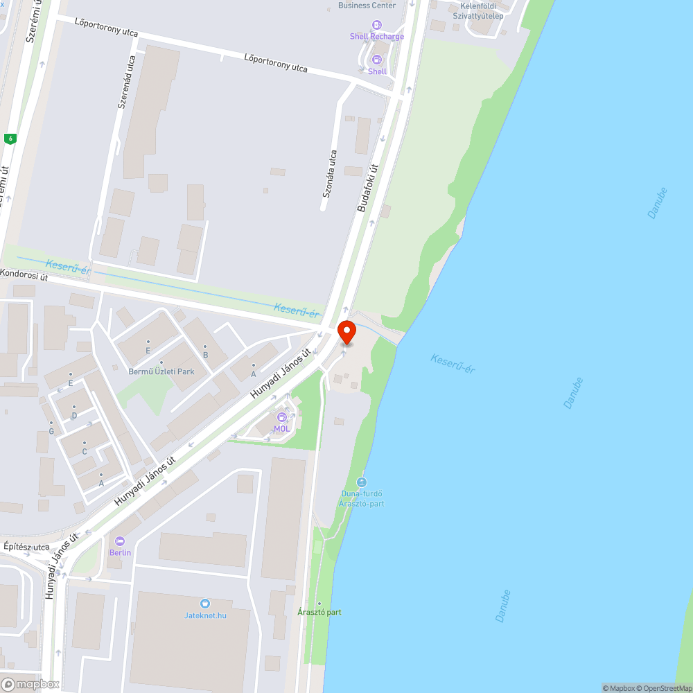 Elhagyott autók Budafoki út és Keserű ér bejelentés helye