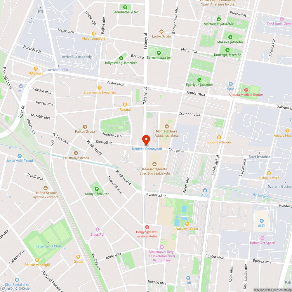 Rendszeres szemét bejelentés helye