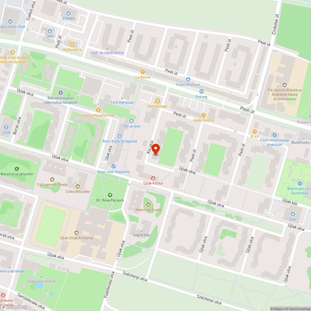 Parkoló helyet foglal bejelentés helye