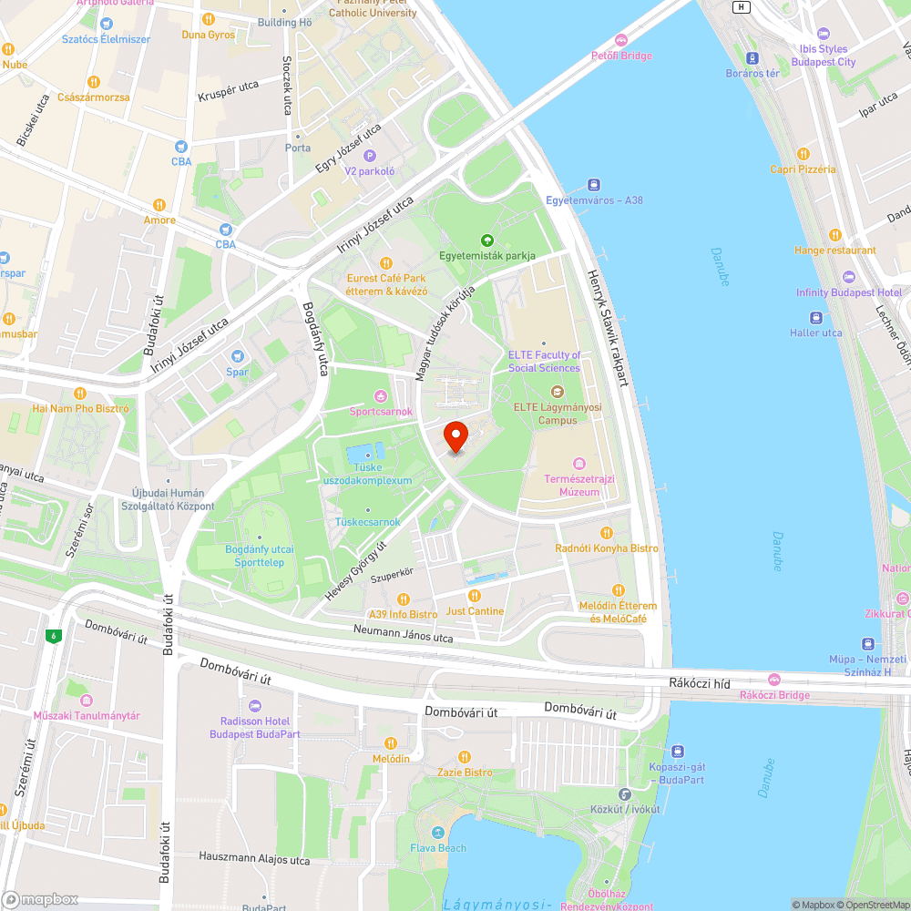 Ottmaradt kerítés a lágymányosi egyetemi campuson bejelentés helye