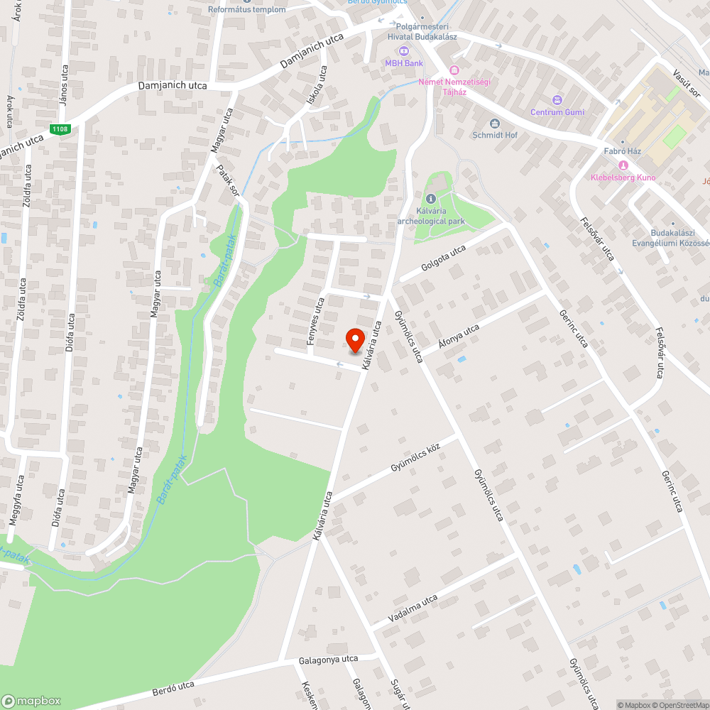 kerékpárforgalom számára kitáblázás bejelentés helye