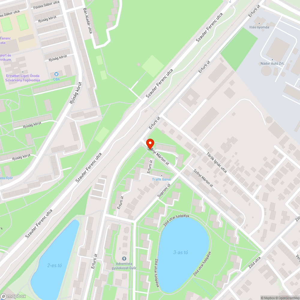 Szabadhegy - Szőnyi Márton u. (süllyesztett) szelektív gyűjtő mellett a talaj beszakadt bejelentés helye