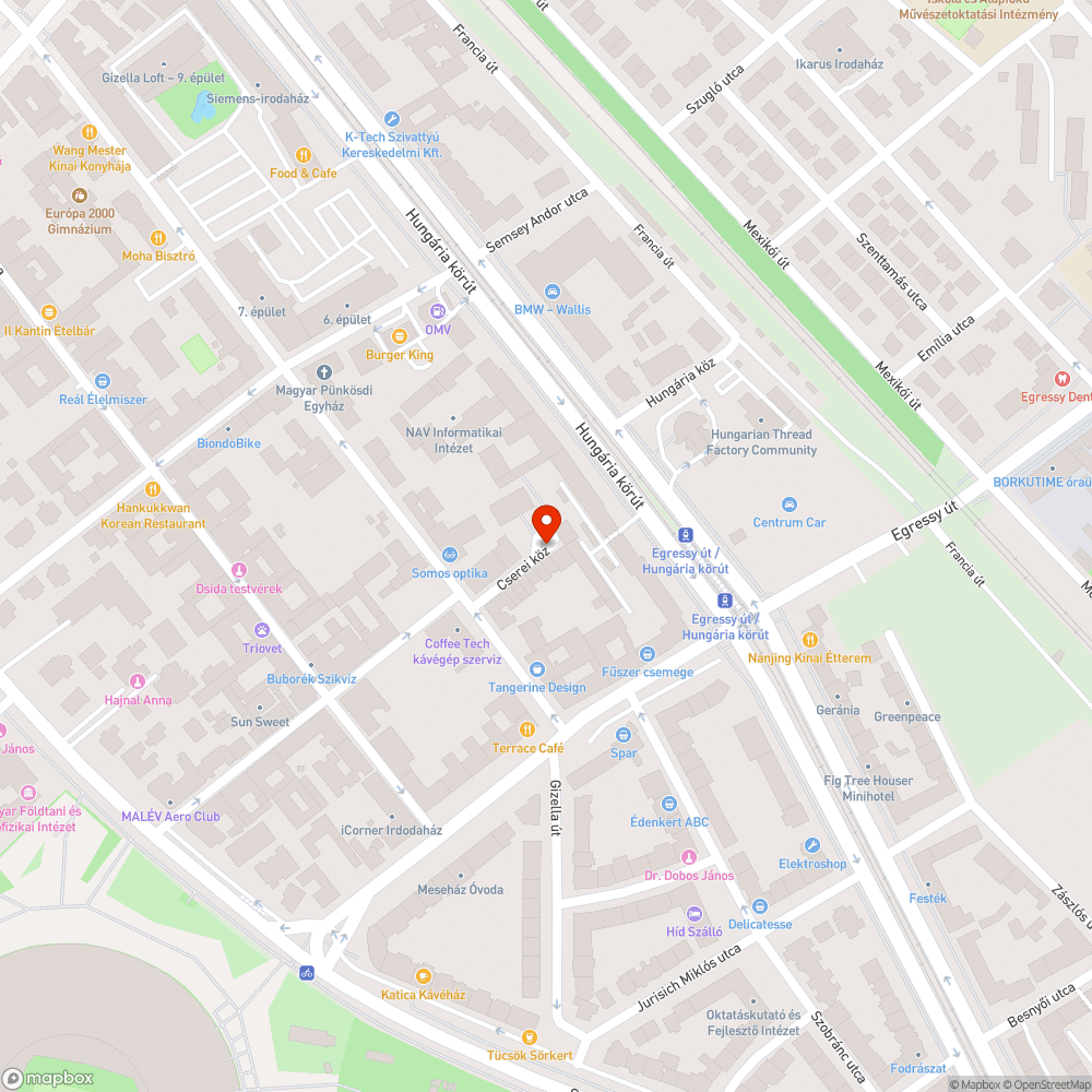 Parkolást nehezítő lombkorona bejelentés helye