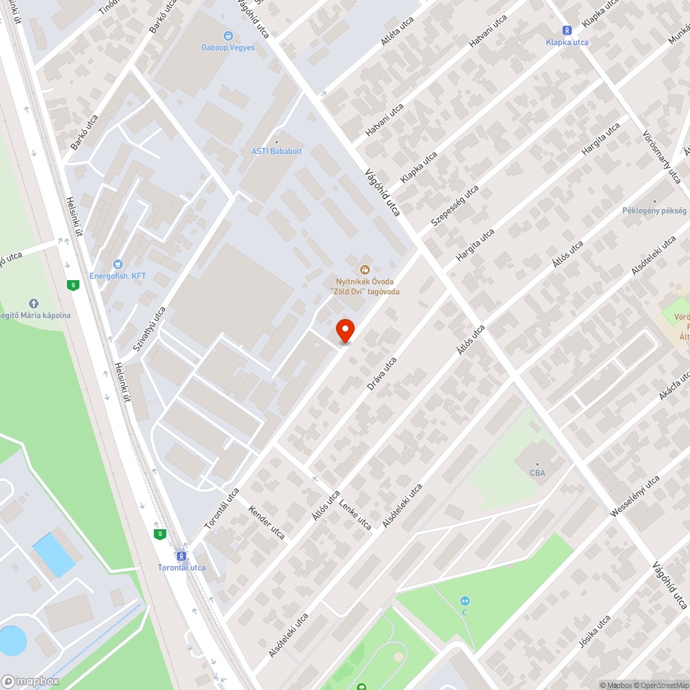 Járda szegély bejelentés helye