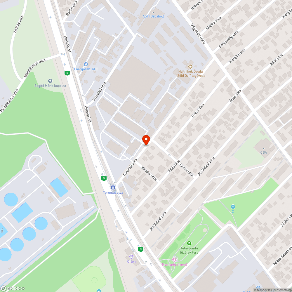 Magas patka bejelentés helye