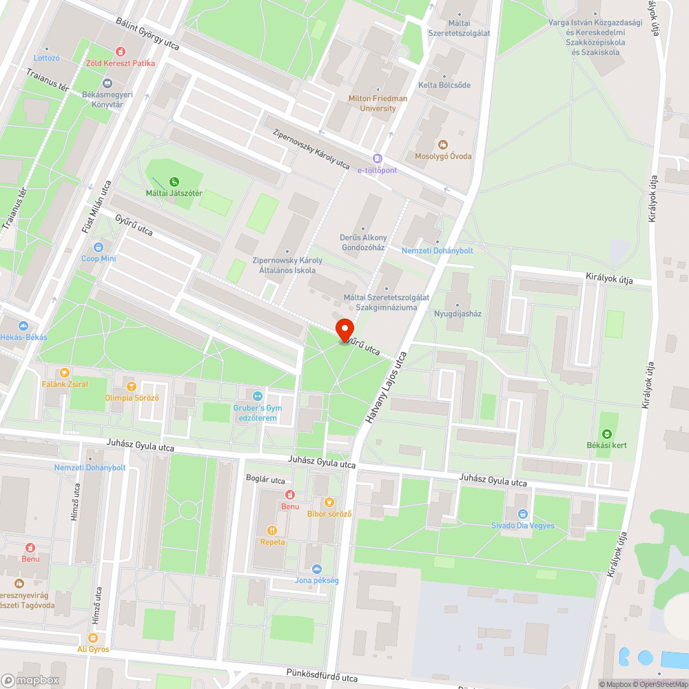 Halott fa bejelentés helye