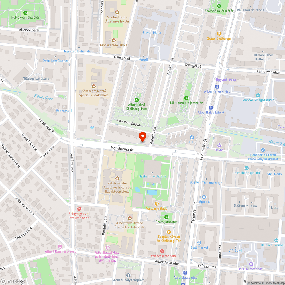 Sérült pad bejelentés helye