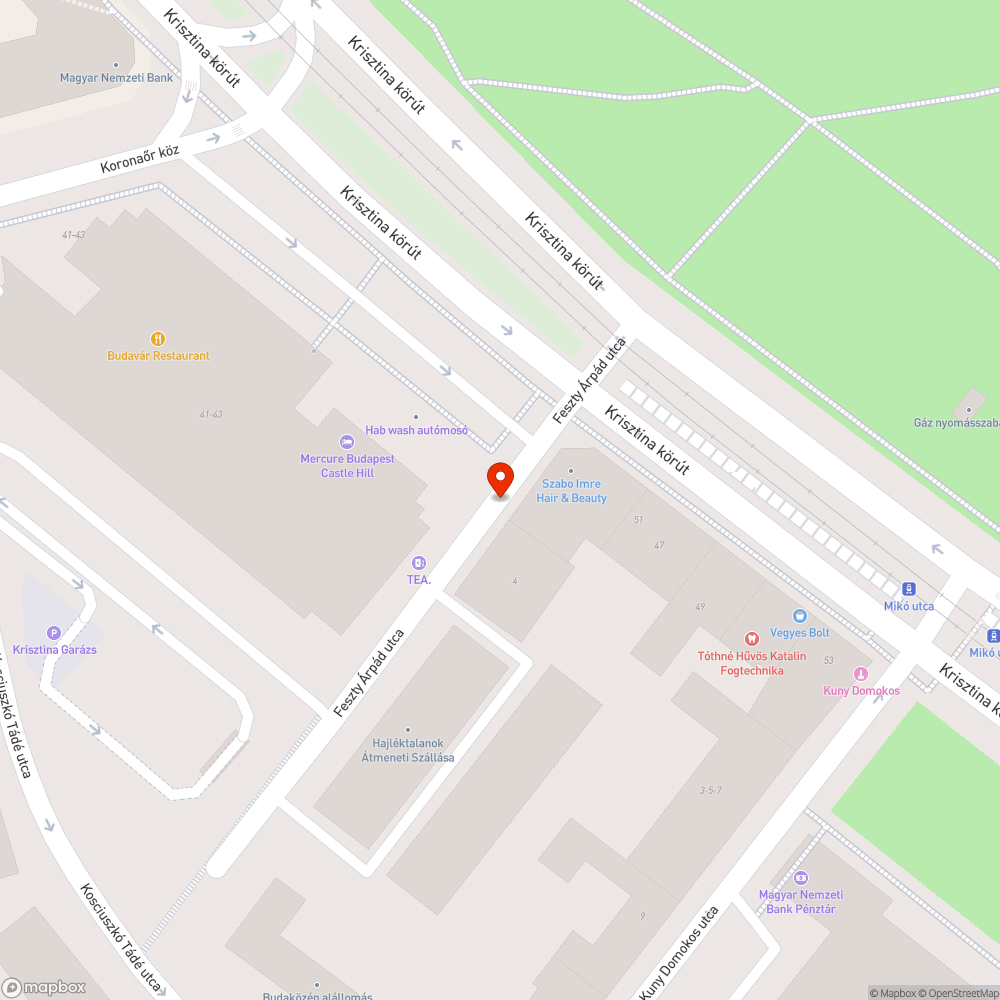 Megsüllyedt víznyelő bejelentés helye