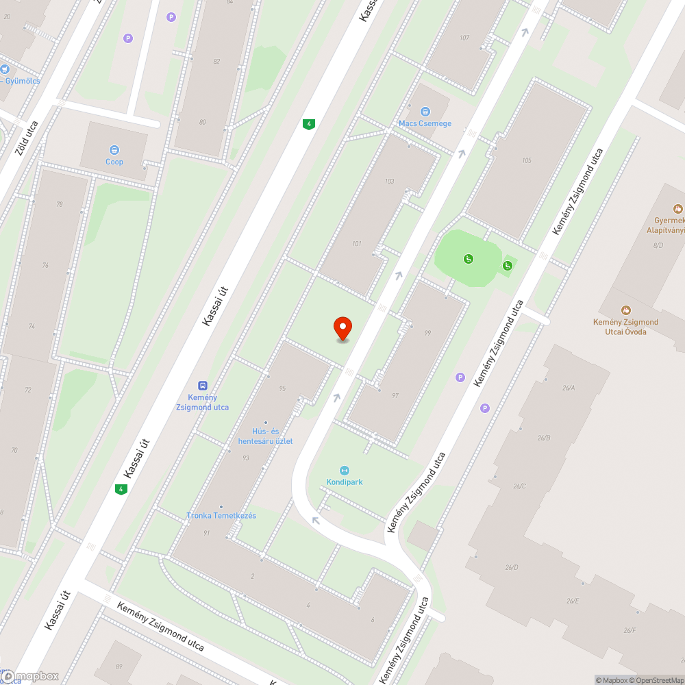 Beszakadt a járda bejelentés helye