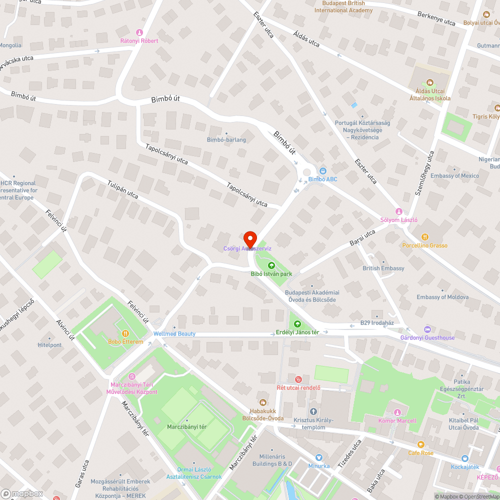 Veszélyes lépcső bejelentés helye