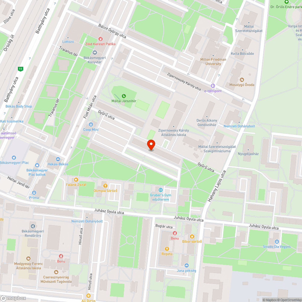 Műszaki lejárt bejelentés helye