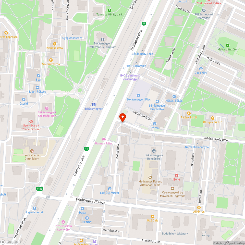 Kidőlt poller bejelentés helye