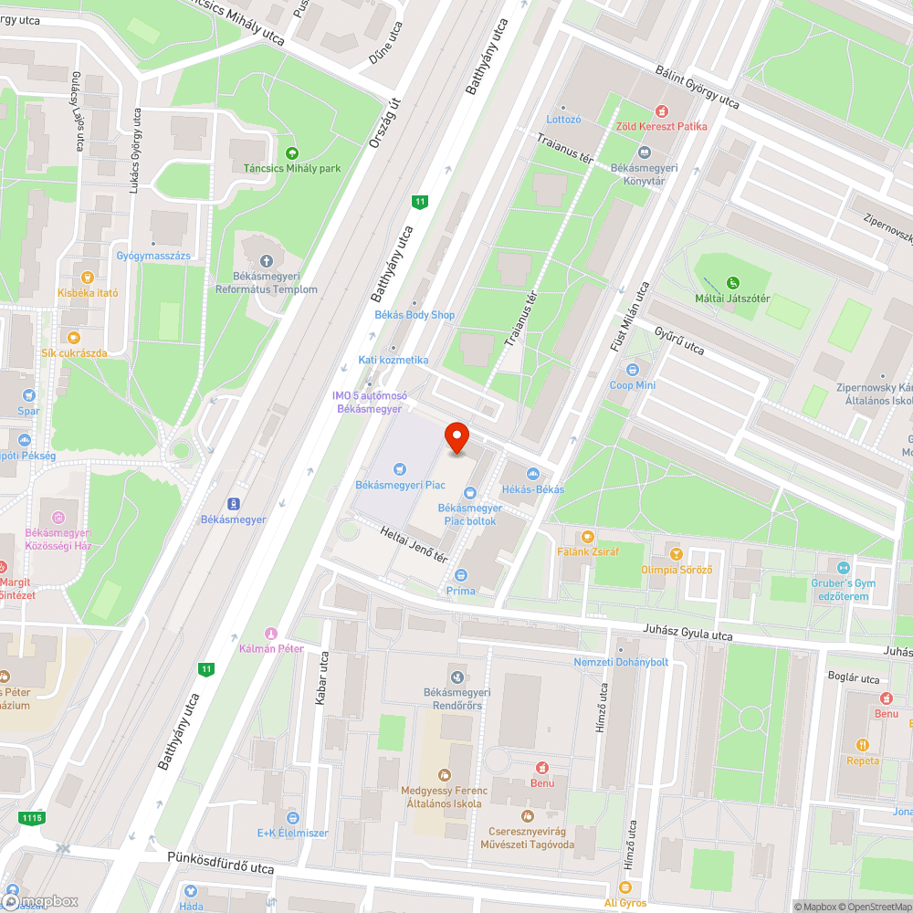 Eltűnt lámpák bejelentés helye