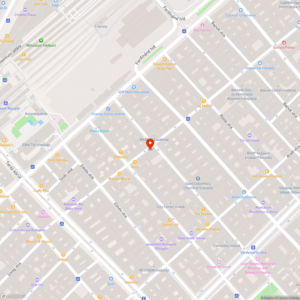 Többszörös graffiti bejelentés helye